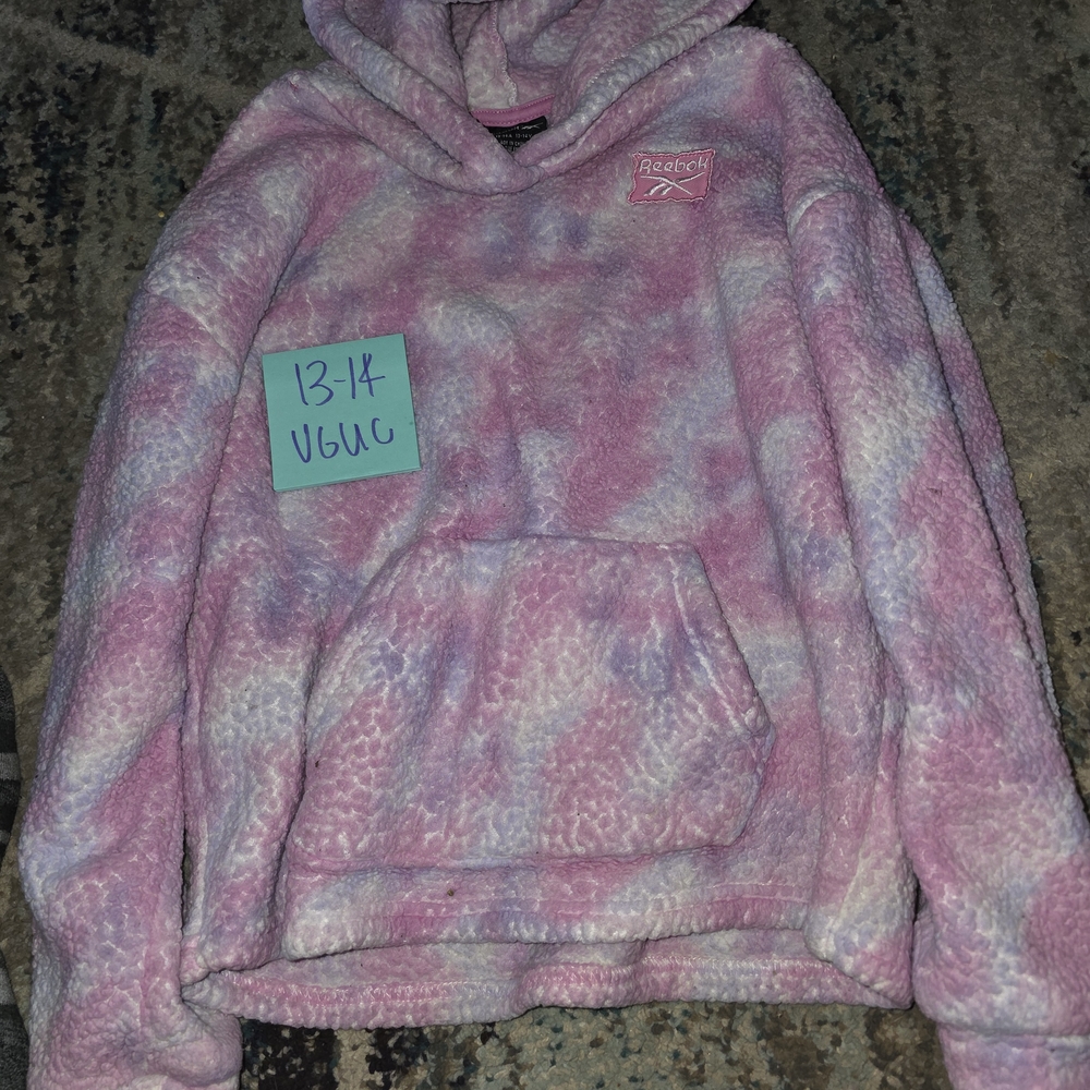 Reebok Pink and Purple Kids Hoodie